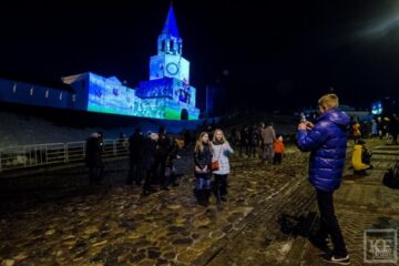 На стенах Казанского Кремля вновь показывают маппинг-шоу